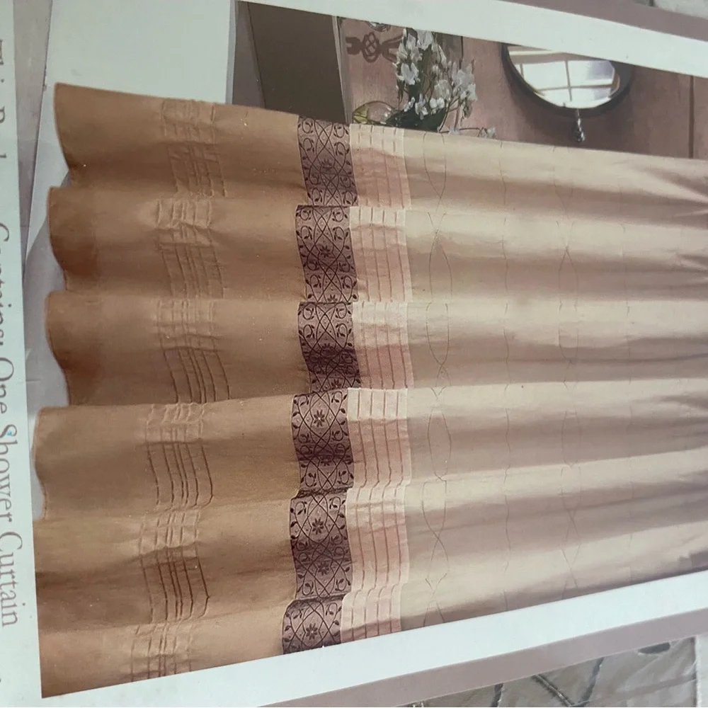 Xenia Shower Curtain - Beige